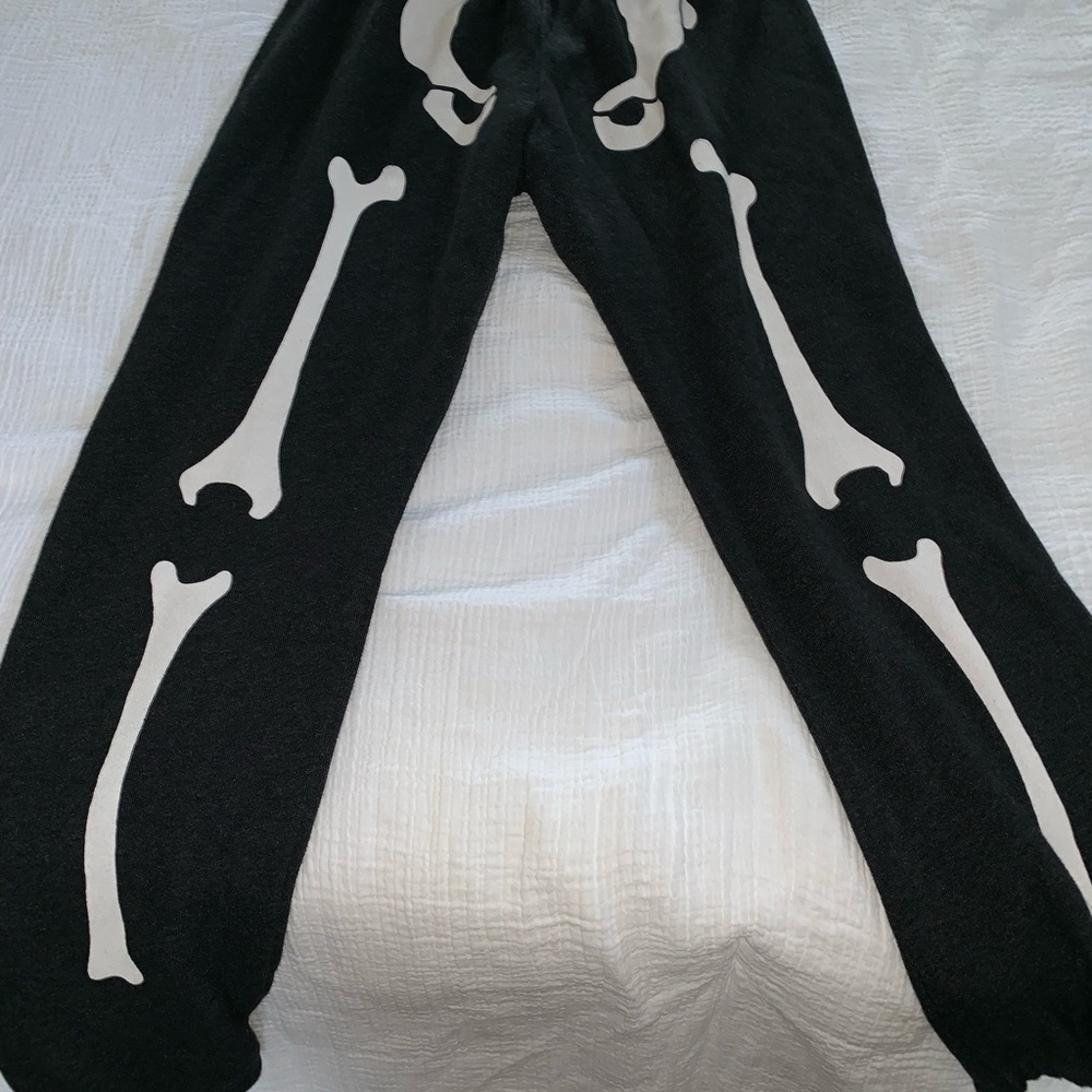 Wildfox skeleton sweatpants